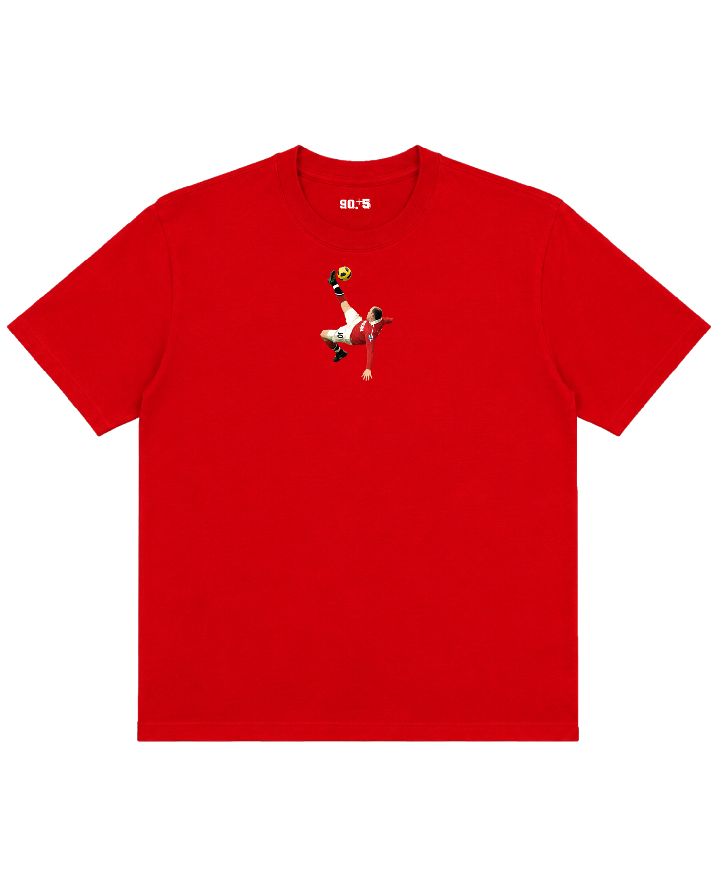 Manchester United - Rooney Overhead vs City | Printed Club Classic T-Shirt