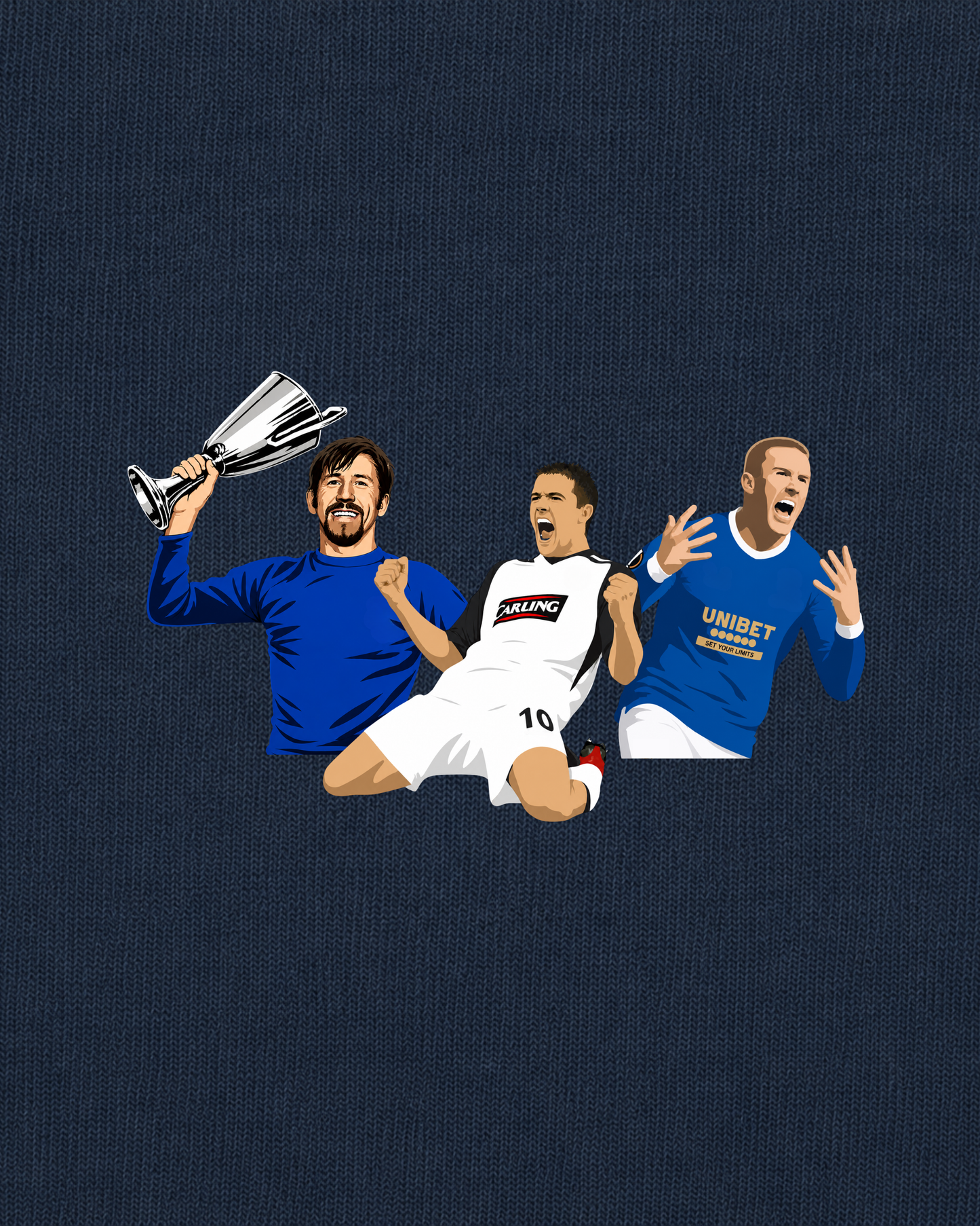 Rangers FC - European Nights | Printed Club Classic T-Shirt