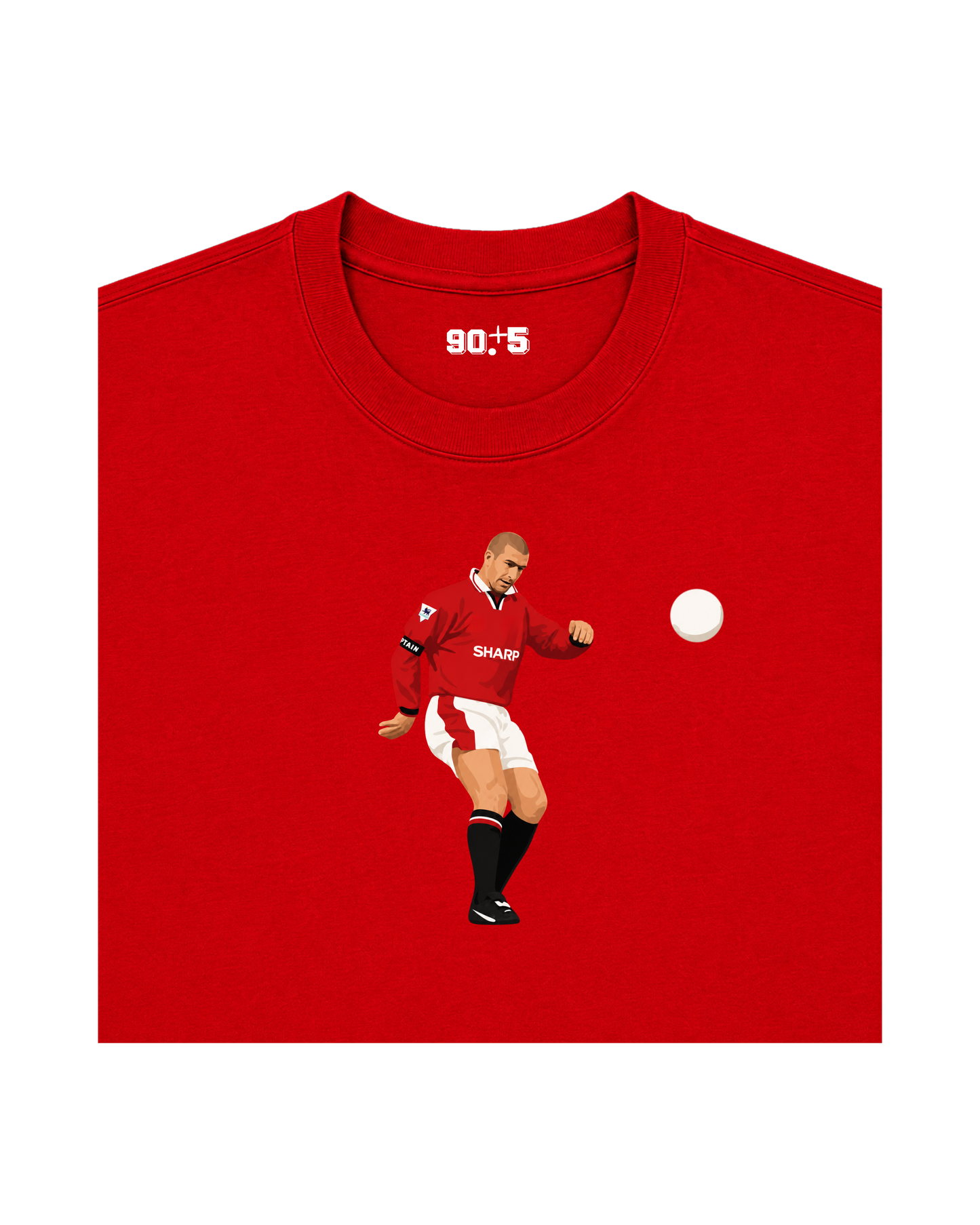 Manchester United - Cantona Chip vs Sunderland | Printed Club Classic T-Shirt