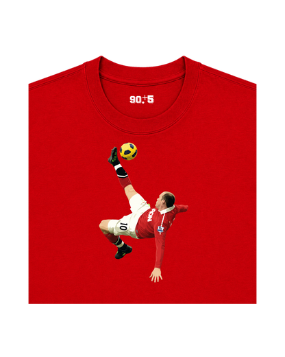 Manchester United - Rooney Overhead vs City | Printed Club Classic T-Shirt