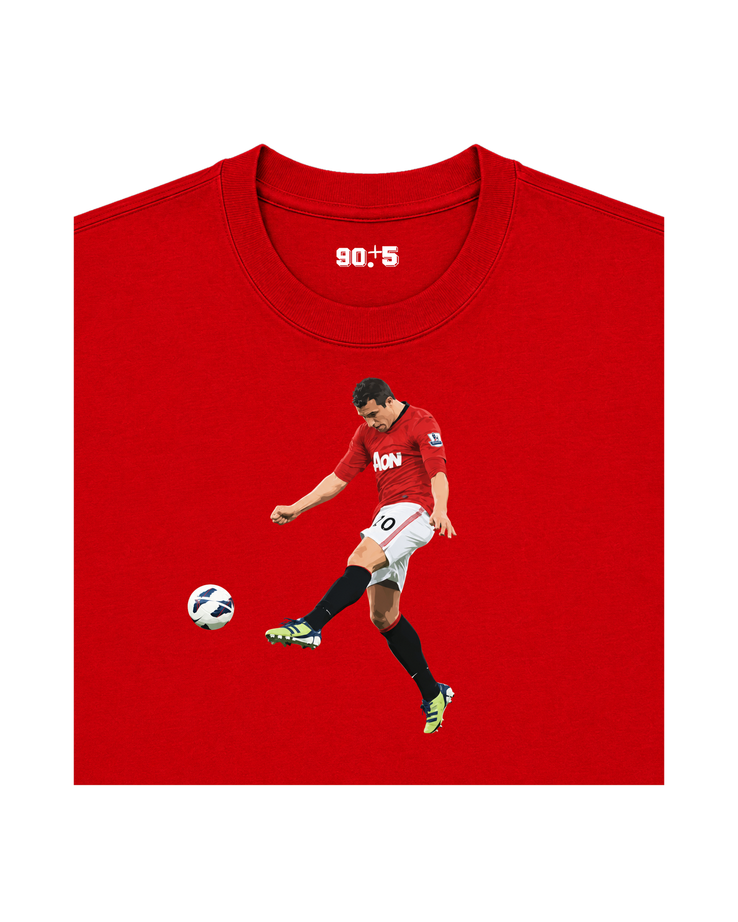 Manchester United - RVP vs Aston Villa | Printed Club Classic T-Shirt