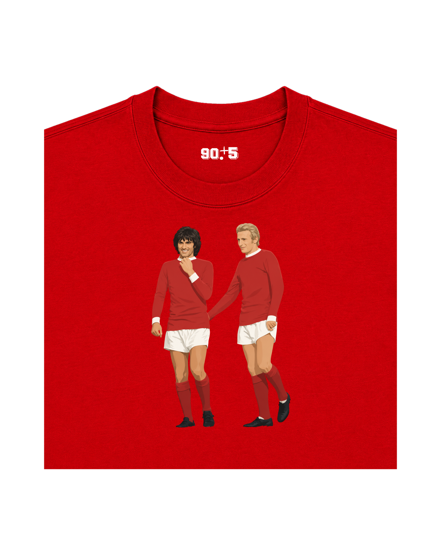 Manchester United - Law & Best | Printed Club Classic T-Shirt