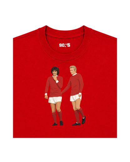 Manchester United - Law & Best | Printed Club Classic T-Shirt