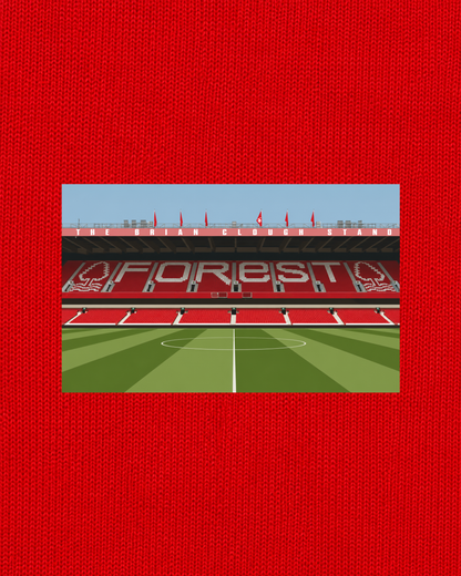 Nottingham Forest - City Ground | Printed Club Classic T-Shirt