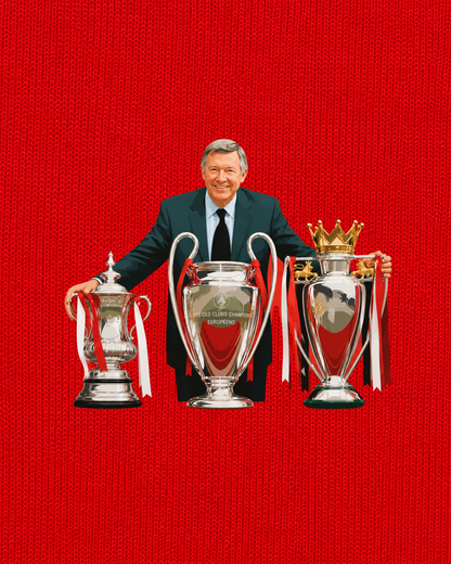 Manchester United - Sir Alex | Printed Club Classic T-Shirt