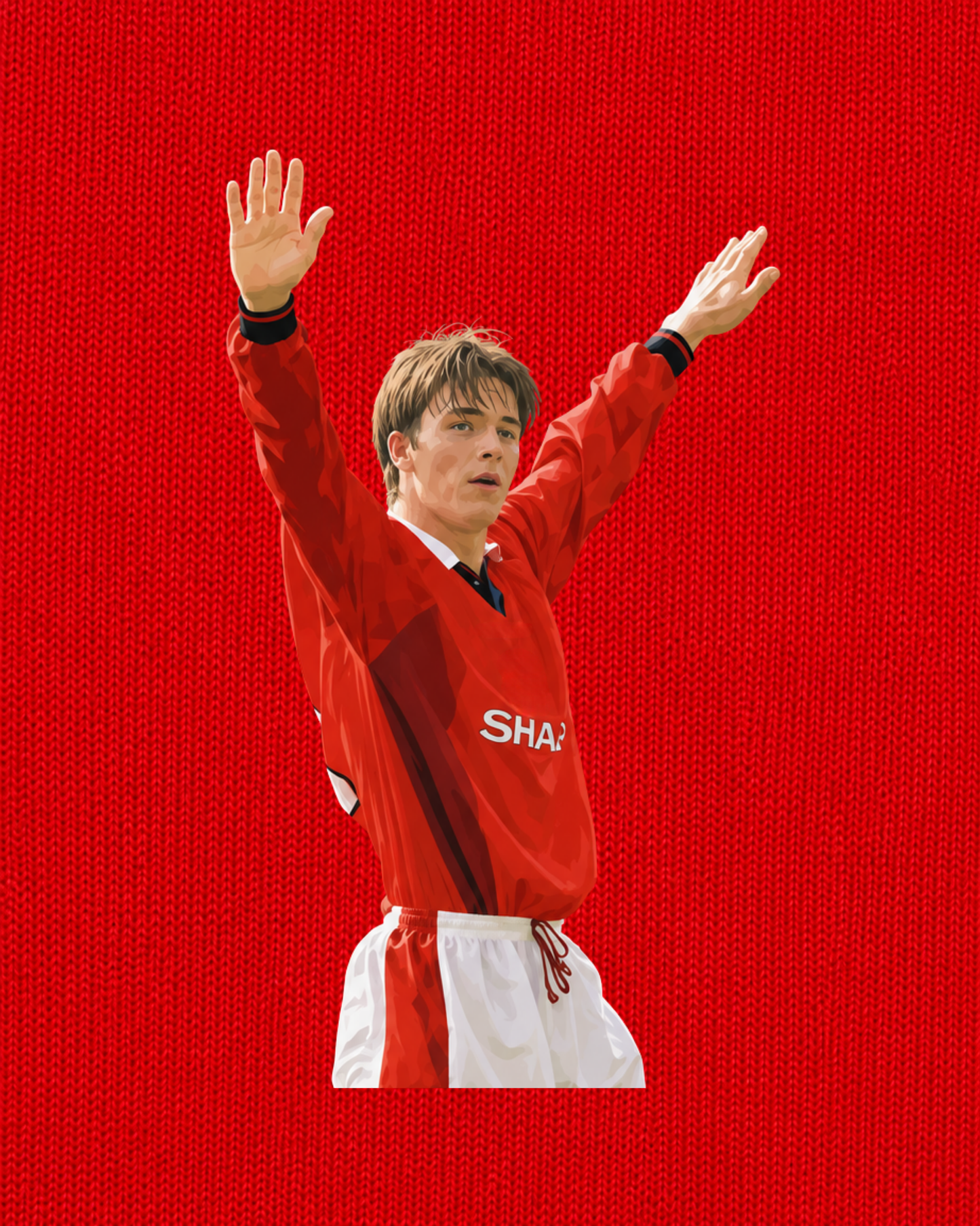 Manchester United - Beckham | Printed Club Classic T-Shirt