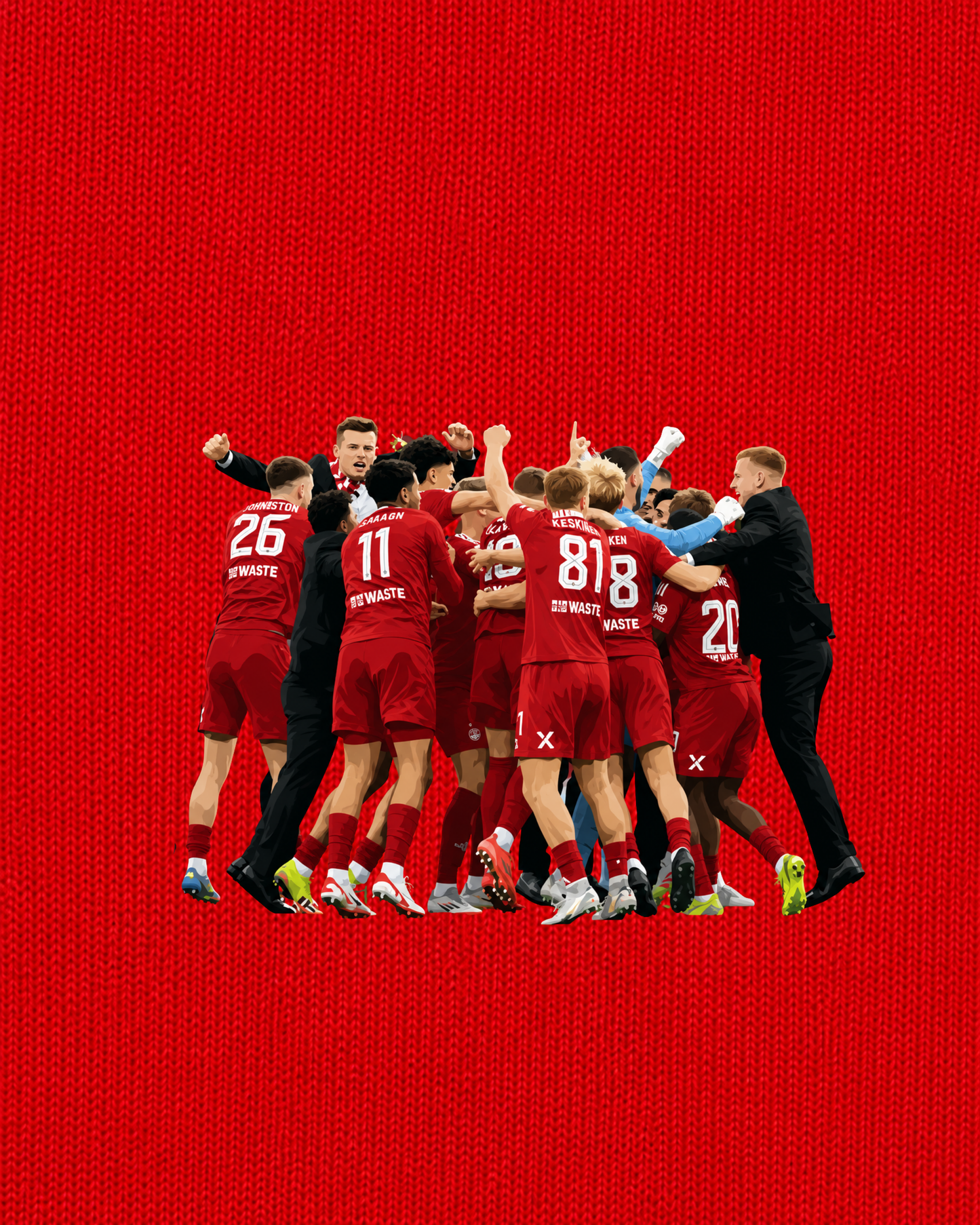 Aberdeen FC - Scottish Cup Winners | Printed Club Classic T-Shirt