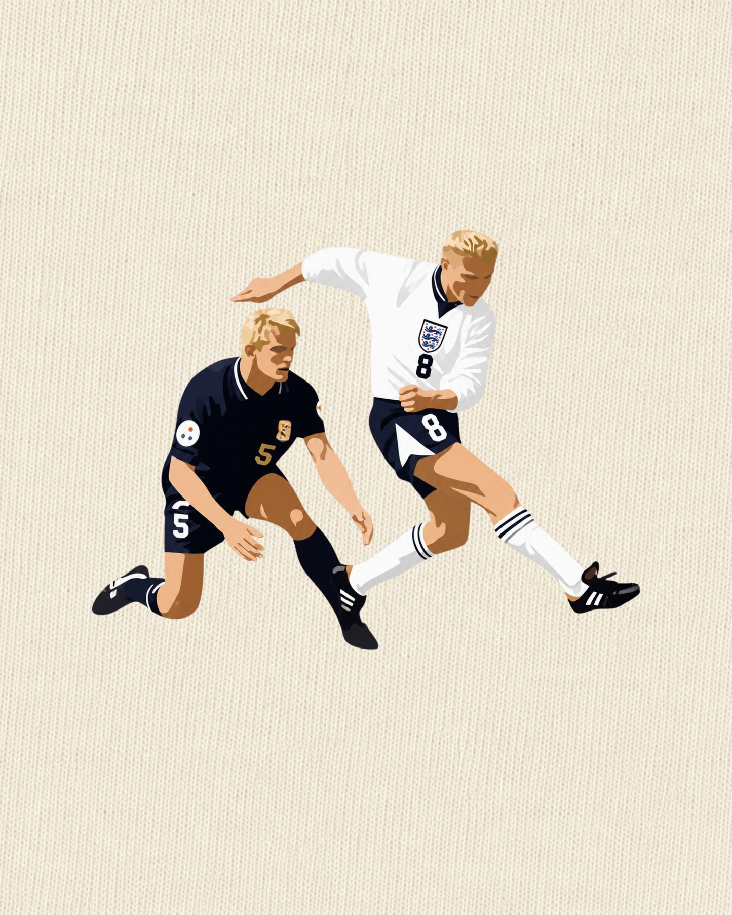 England - Gazza vs Scotland | Printed Club Classic T-Shirt