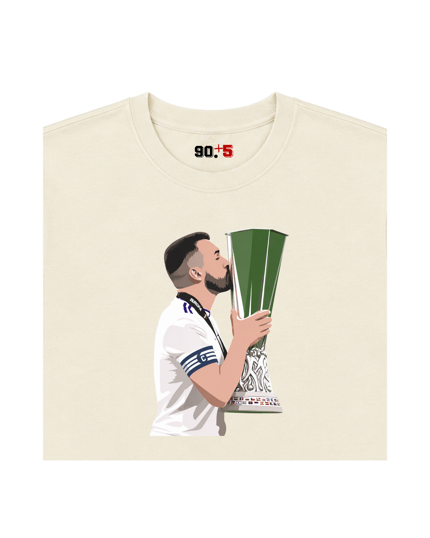 Aston Villa - McGinn Europa League | Printed Club Classic T-Shirt