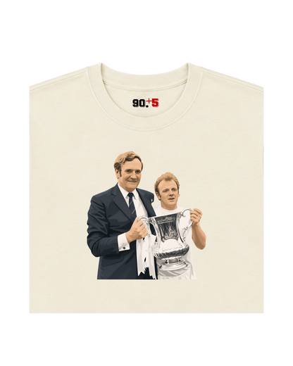 Leeds United - Bremner & Revie | Printed Club Classic T-Shirt