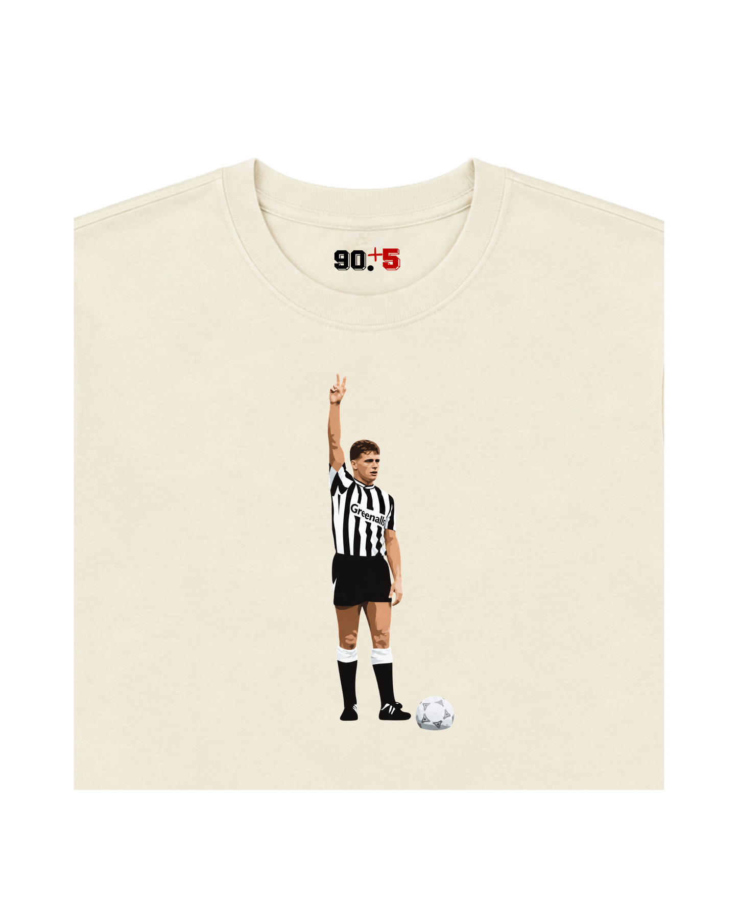 Newcastle United - Gazza | Printed Club Classic T-Shirt