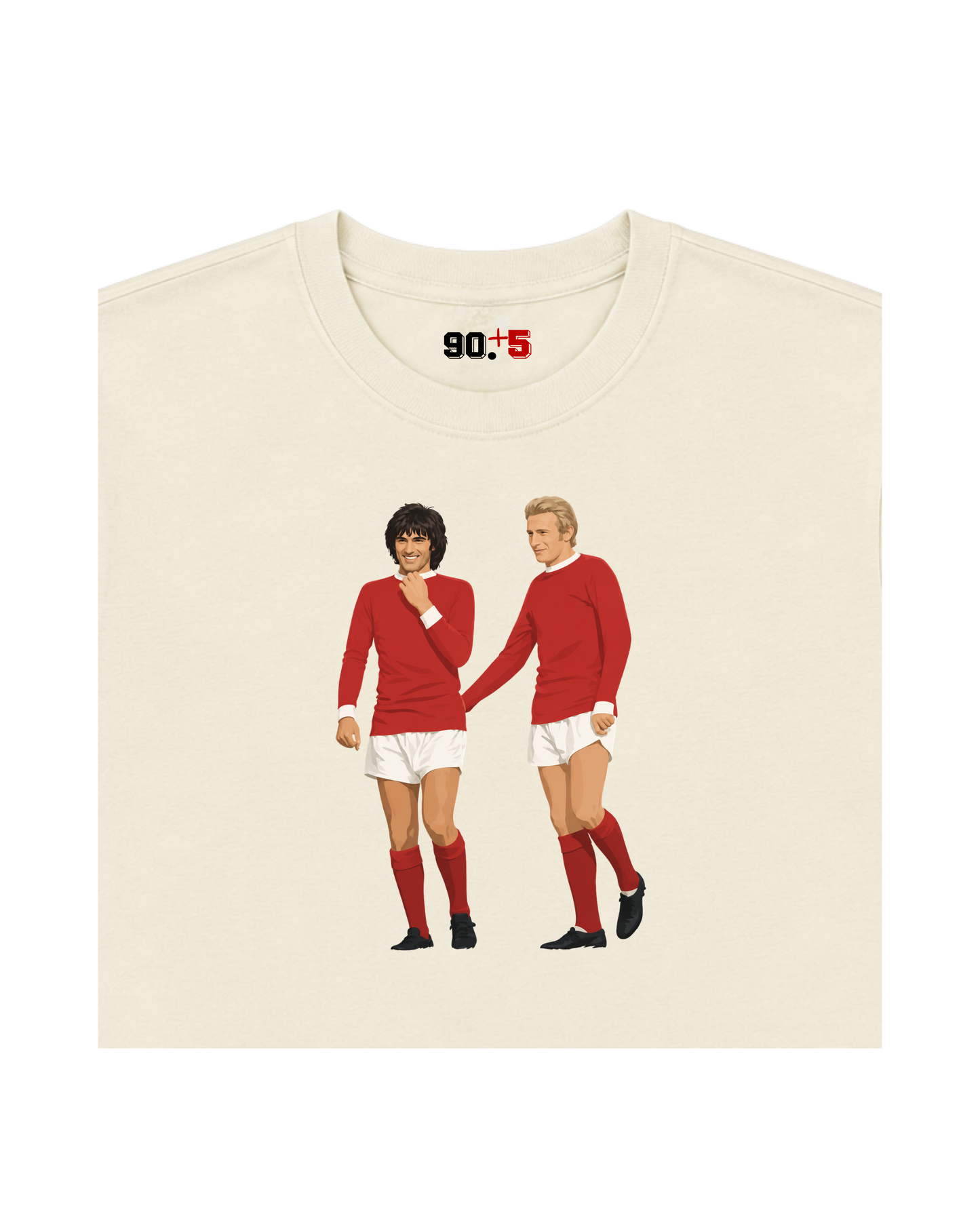 Manchester United - Law & Best | Printed Club Classic T-Shirt