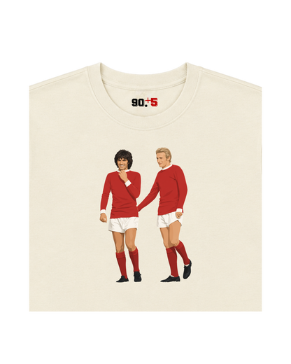 Manchester United - Law & Best | Printed Club Classic T-Shirt