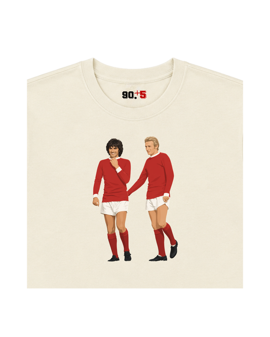 Manchester United - Law & Best | Printed Club Classic T-Shirt