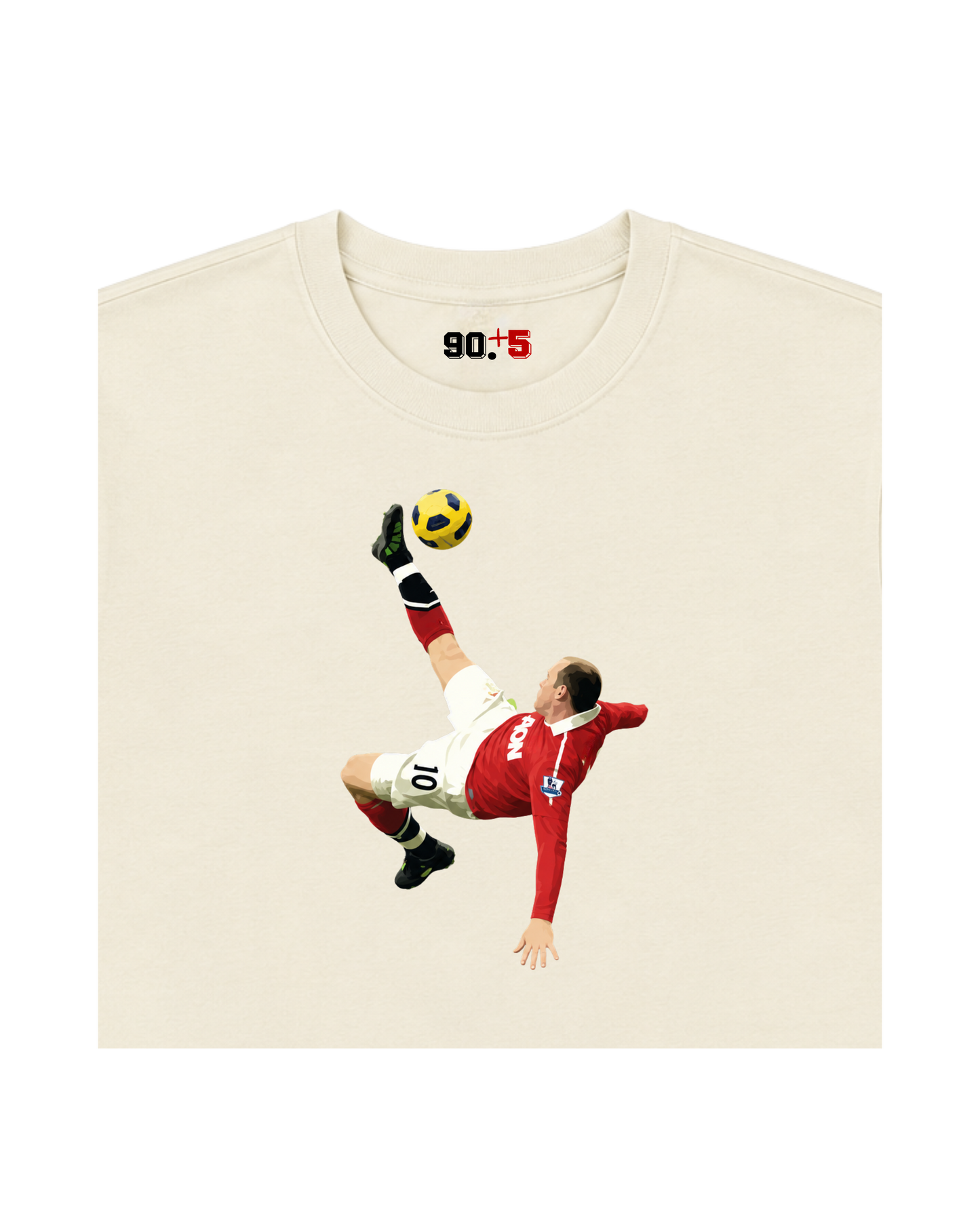 Manchester United - Rooney Overhead vs City | Printed Club Classic T-Shirt