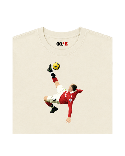 Manchester United - Rooney Overhead vs City | Printed Club Classic T-Shirt