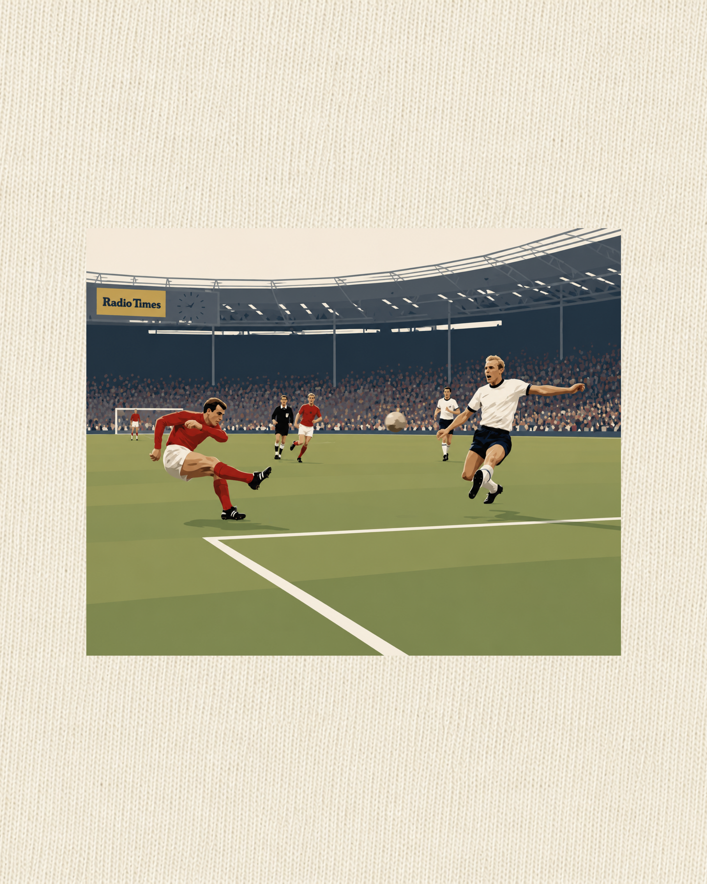 England - Hurst vs West Germany | Printed Club Classic T-Shirt