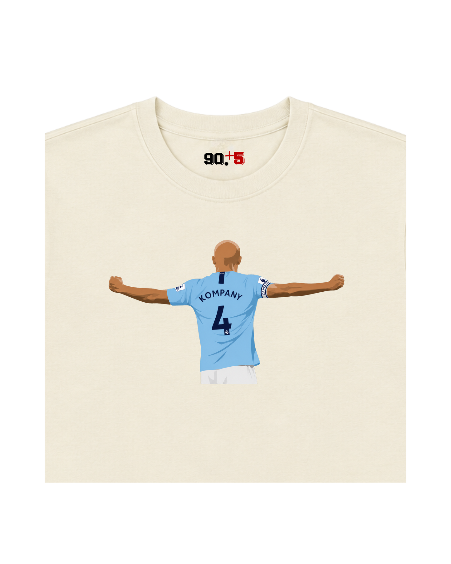 Manchester City - Kompany | Printed Club Classic T-Shirt