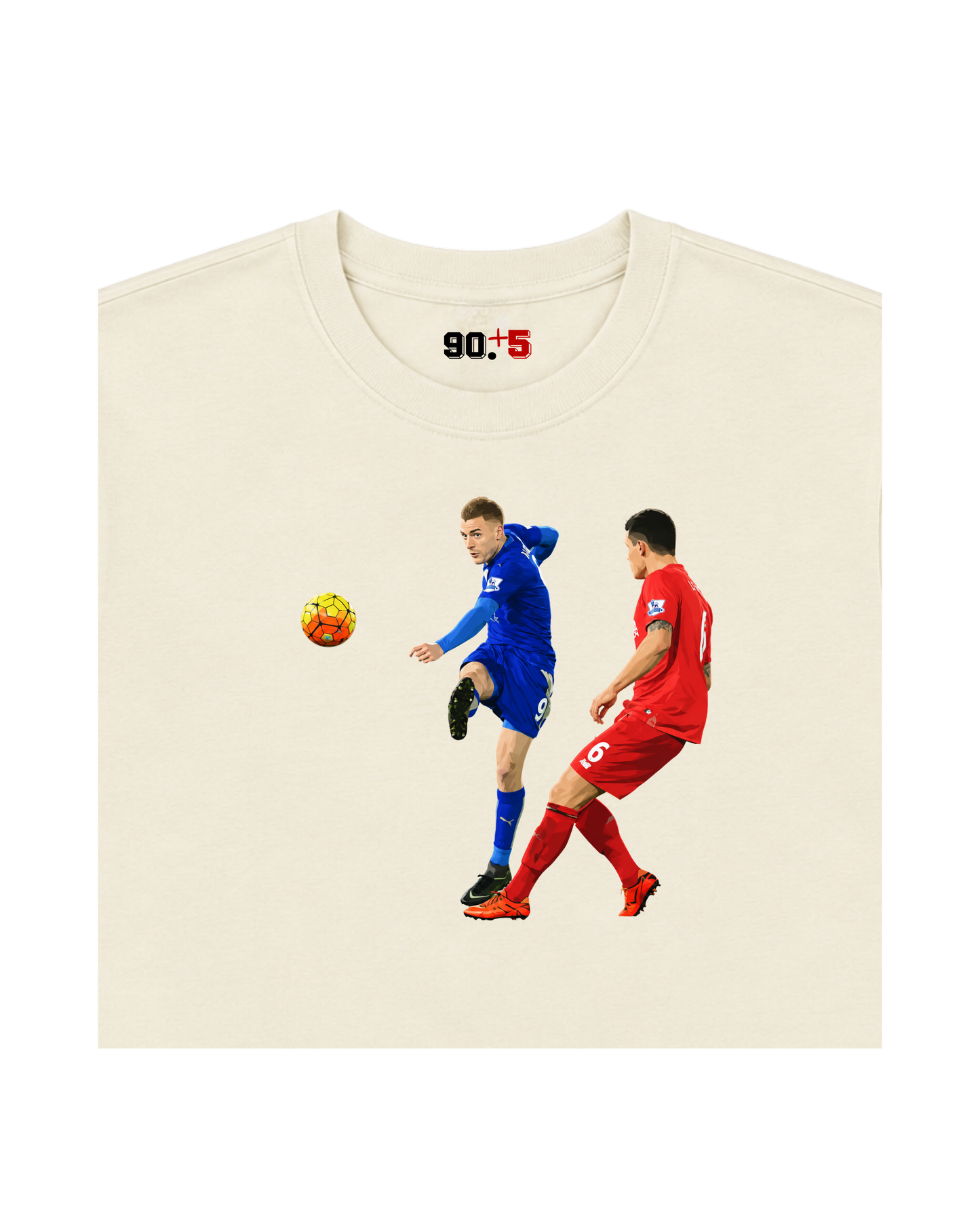 Leicester City - Vardy vs Liverpool | Printed Club Classic T-Shirt