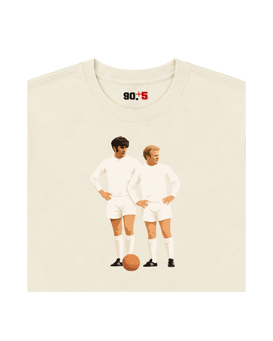 Leeds United - Bremner & Lorimer | Printed Club Classic T-Shirt