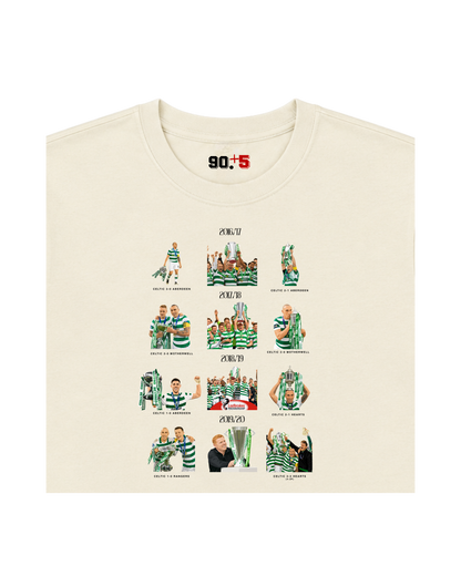 Celtic FC - Quadruple Treble | Printed Club Classic T-Shirt