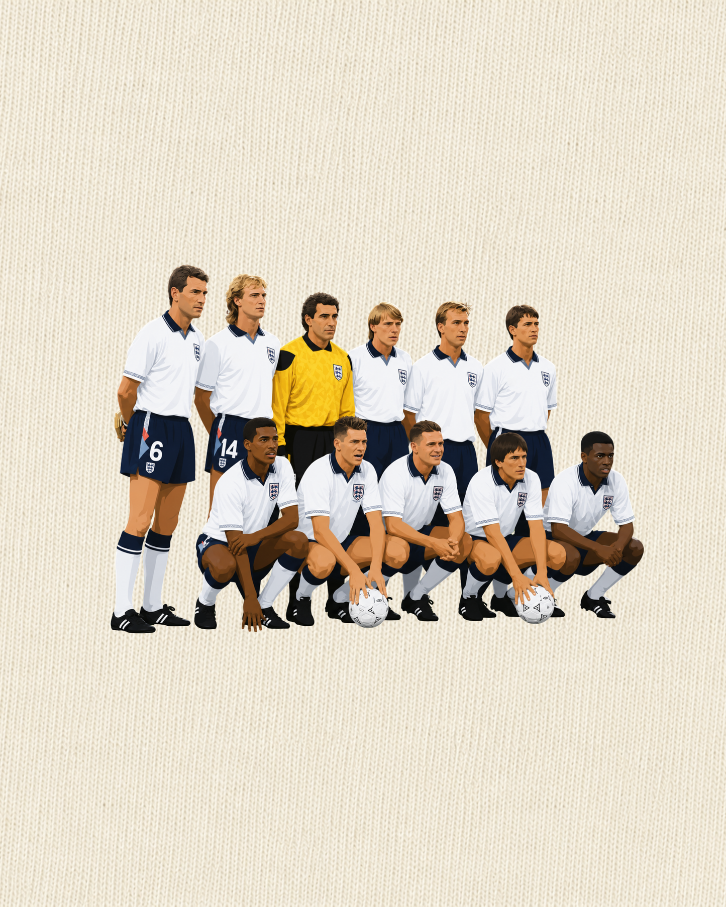 England - Italia '90 | Printed Club Classic T-Shirt