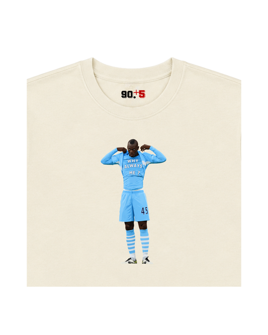 Manchester City - Why Always Balotelli? | Printed Club Classic T-Shirt