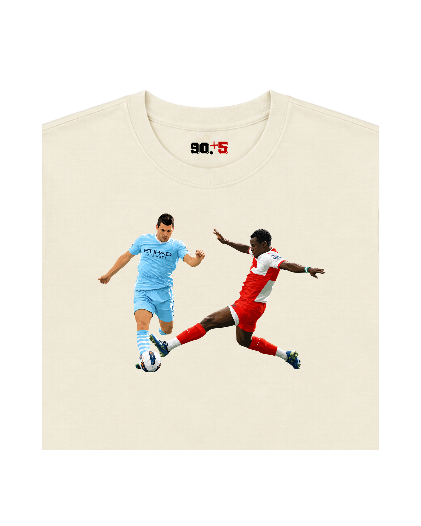 Manchester City - Agüerooooooooooooooooo | Printed Club Classic T-Shirt