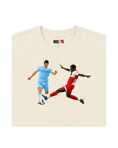 Manchester City - Agüerooooooooooooooooo | Printed Club Classic T-Shirt