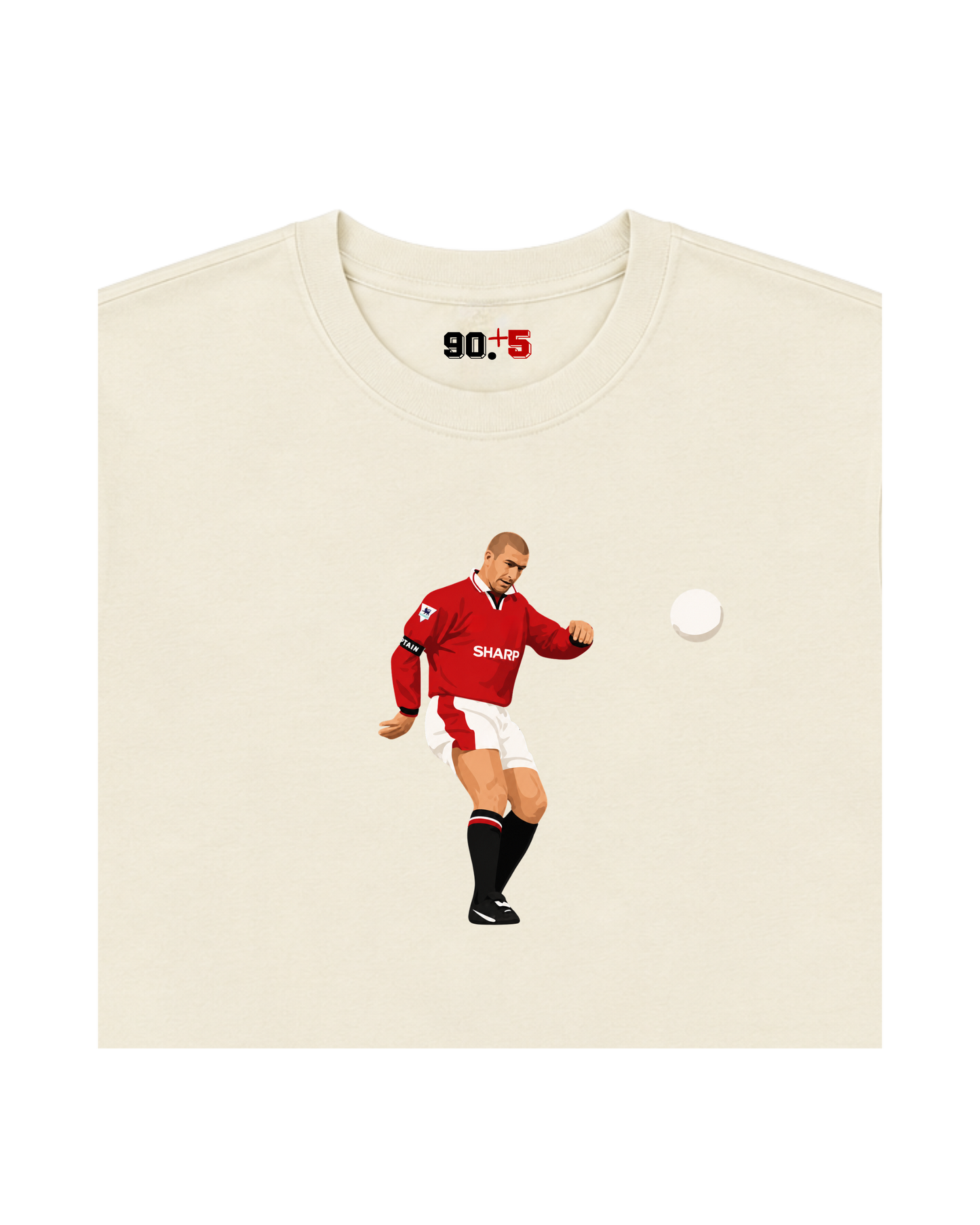 Manchester United - Cantona Chip vs Sunderland | Printed Club Classic T-Shirt