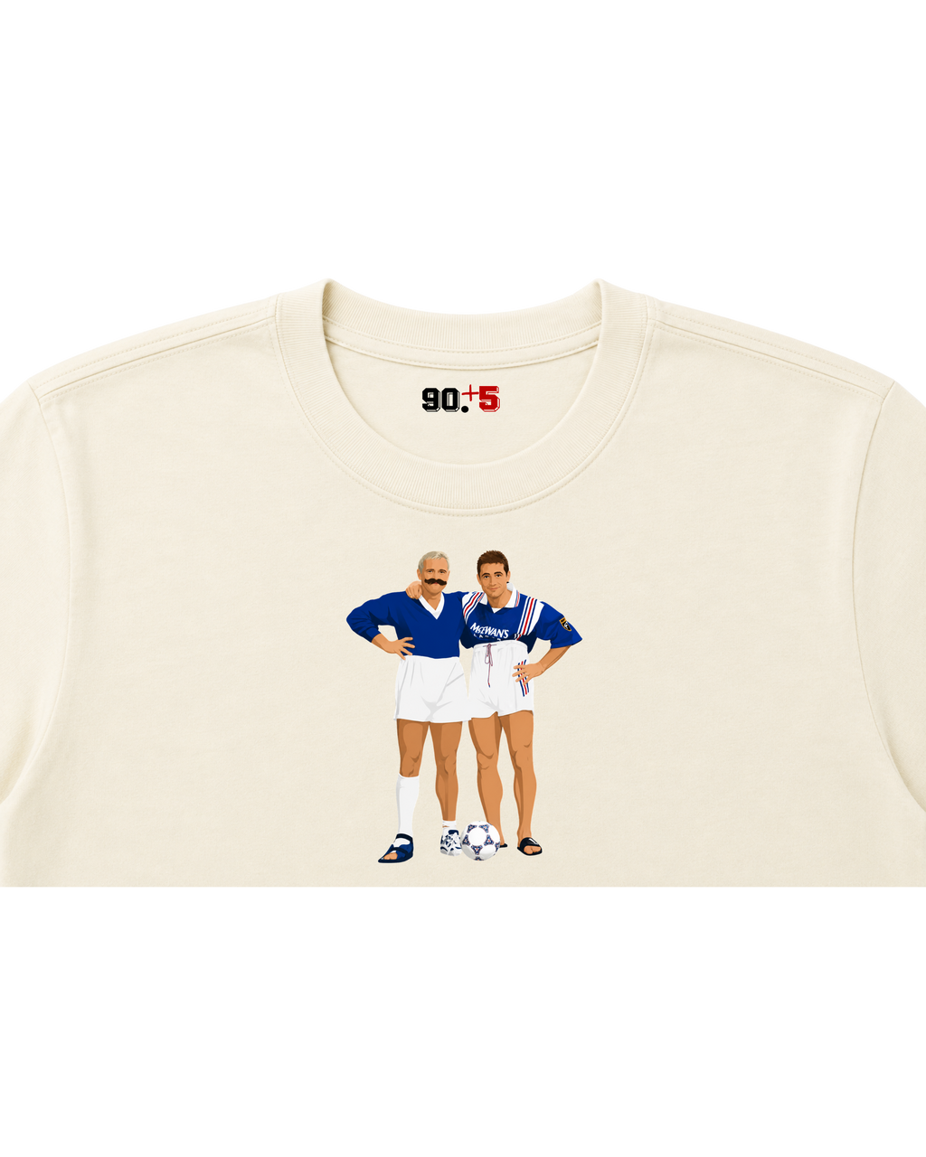 Rangers FC - McCoist & Gazza | Printed Club Classic T-Shirt