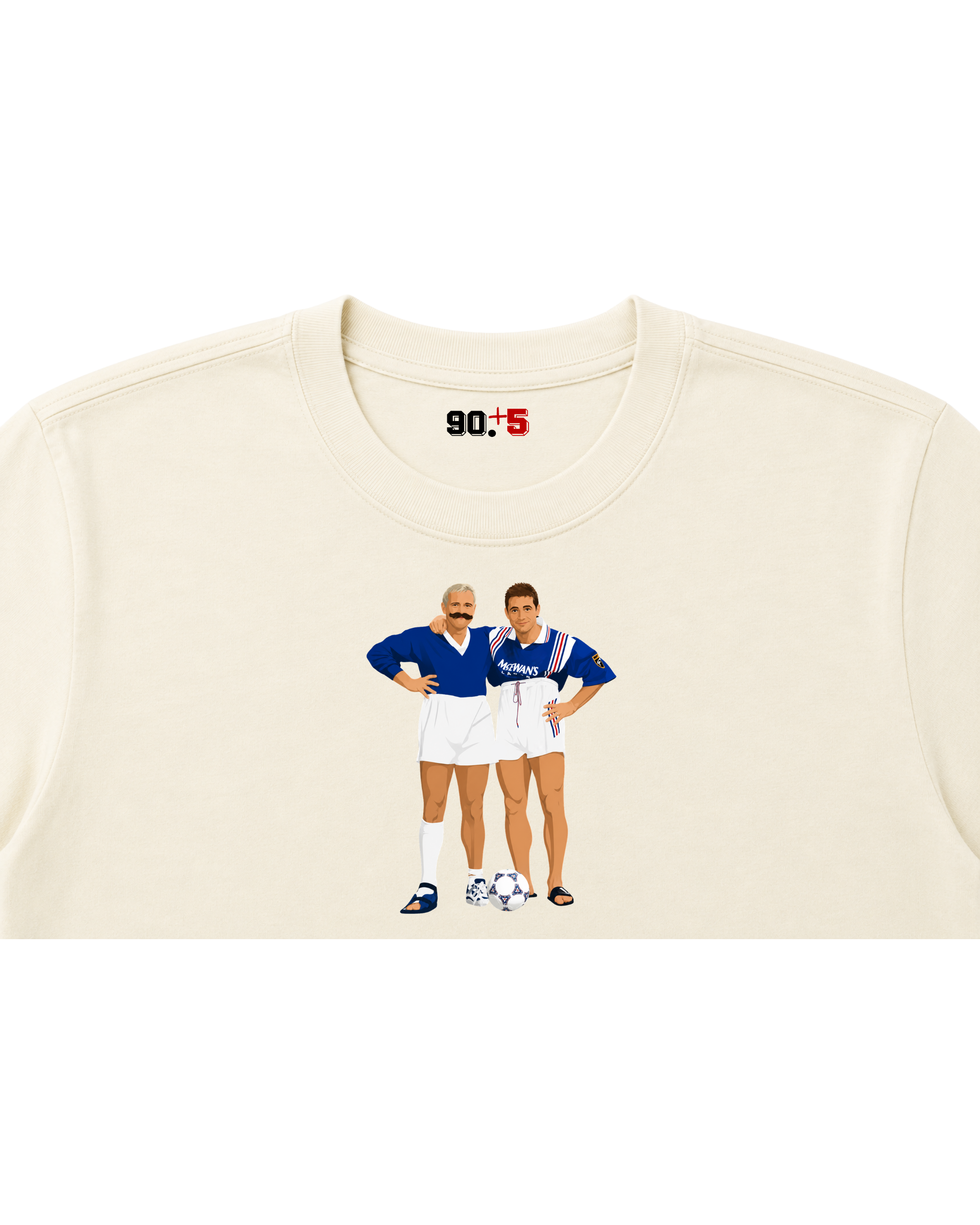 Rangers FC - McCoist & Gazza | Printed Club Classic T-Shirt