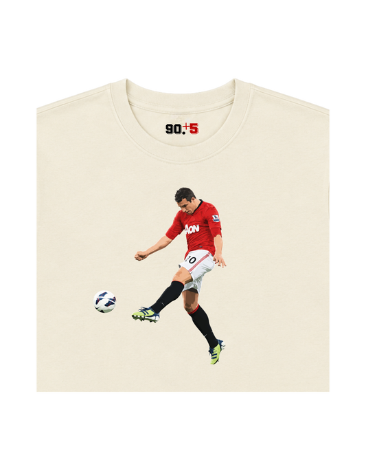 Manchester United - RVP vs Aston Villa | Printed Club Classic T-Shirt