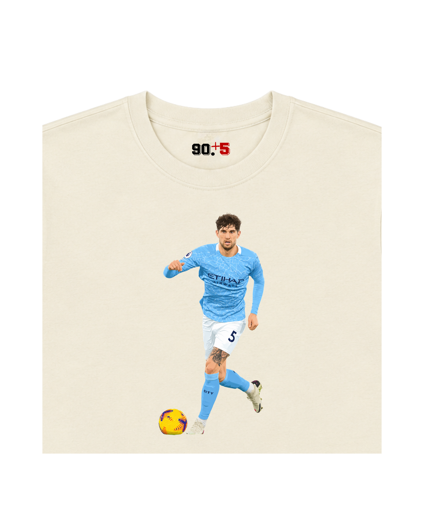 Manchester City - Stones | Printed Club Classic T-Shirt