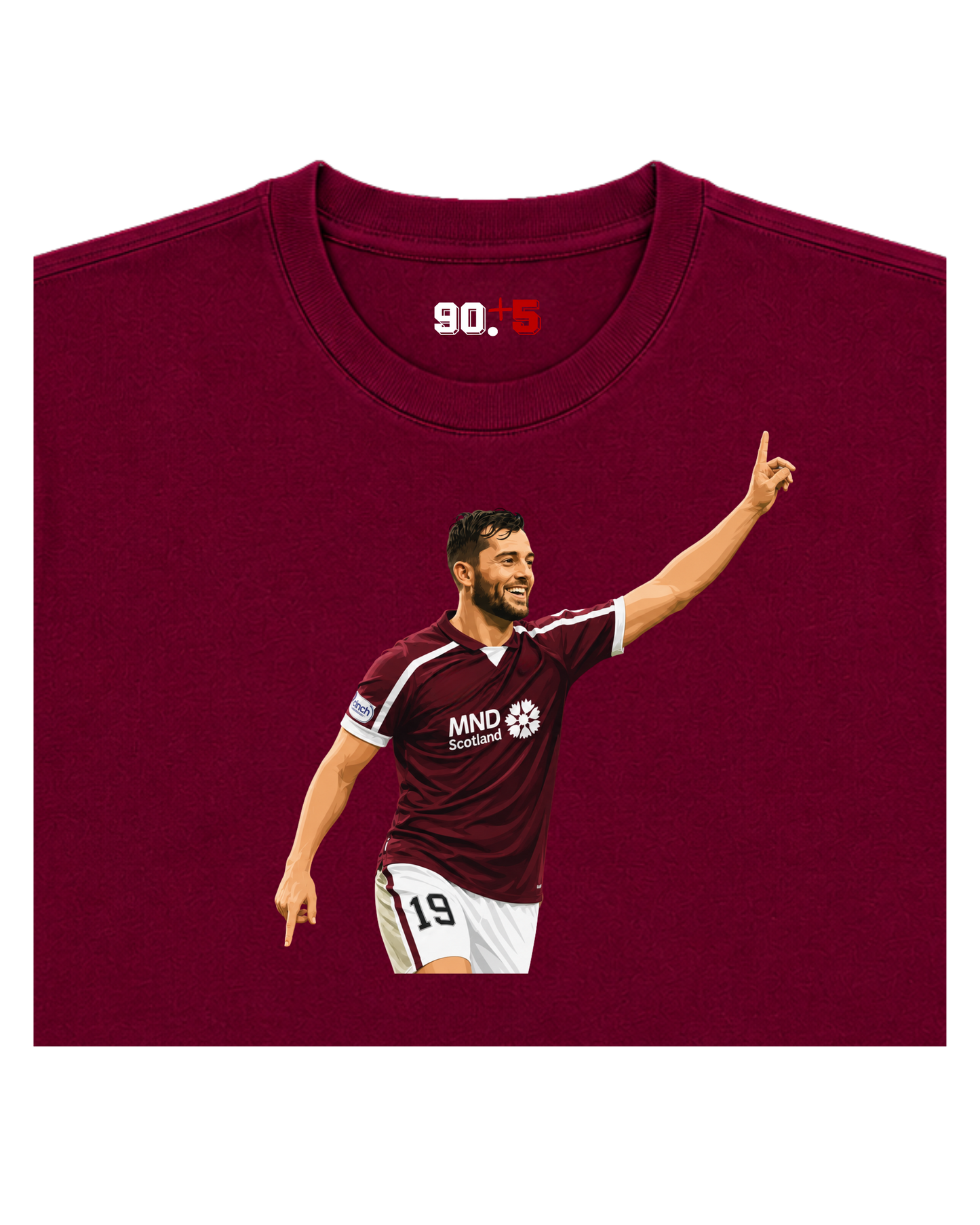 Heart of Midlothian - Halkett | Printed Club Classic T-Shirt