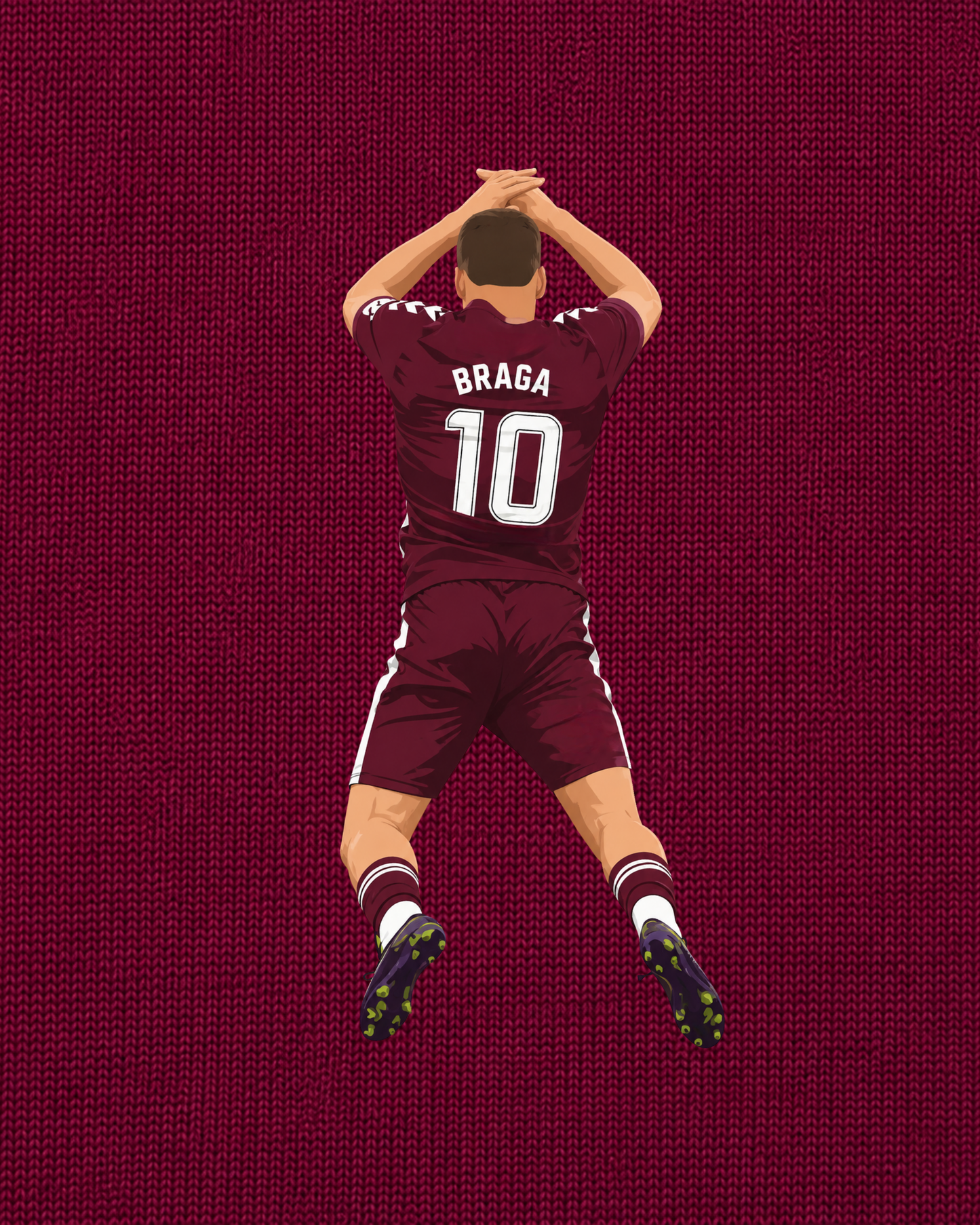 Heart Of Midlothian - Claudio | Printed Club Classic T-Shirt