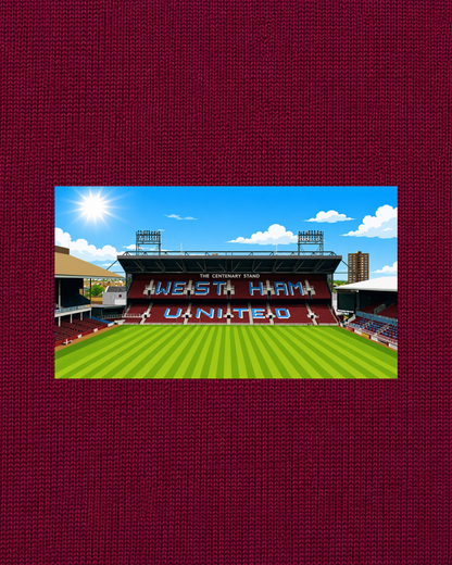 West Ham - Upton Park | Printed Club Classic T-Shirt