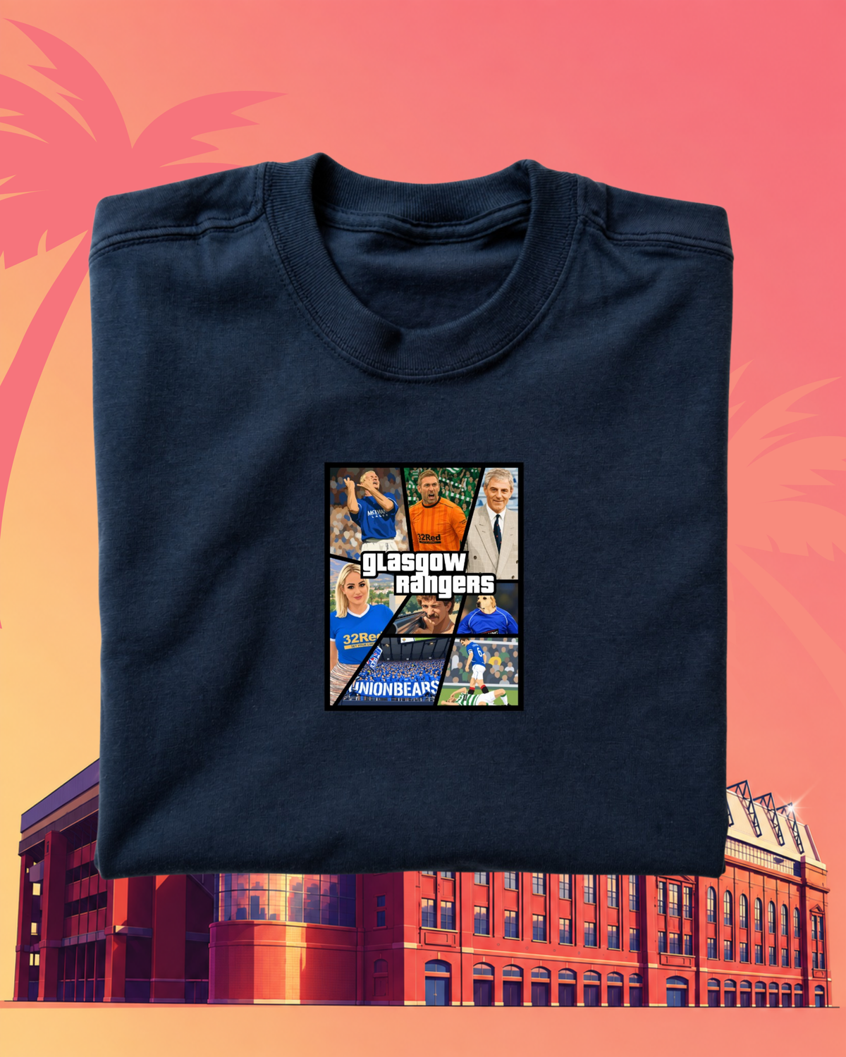 Rangers FC - Vice City T-Shirt