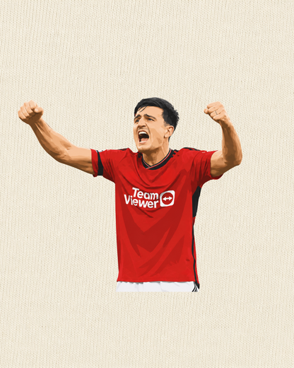 Manchester United - Maguire | Printed Club Classic T-Shirt