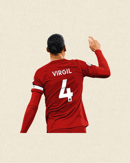 Liverpool - Van Dijk | Printed Club Classic T-Shirt