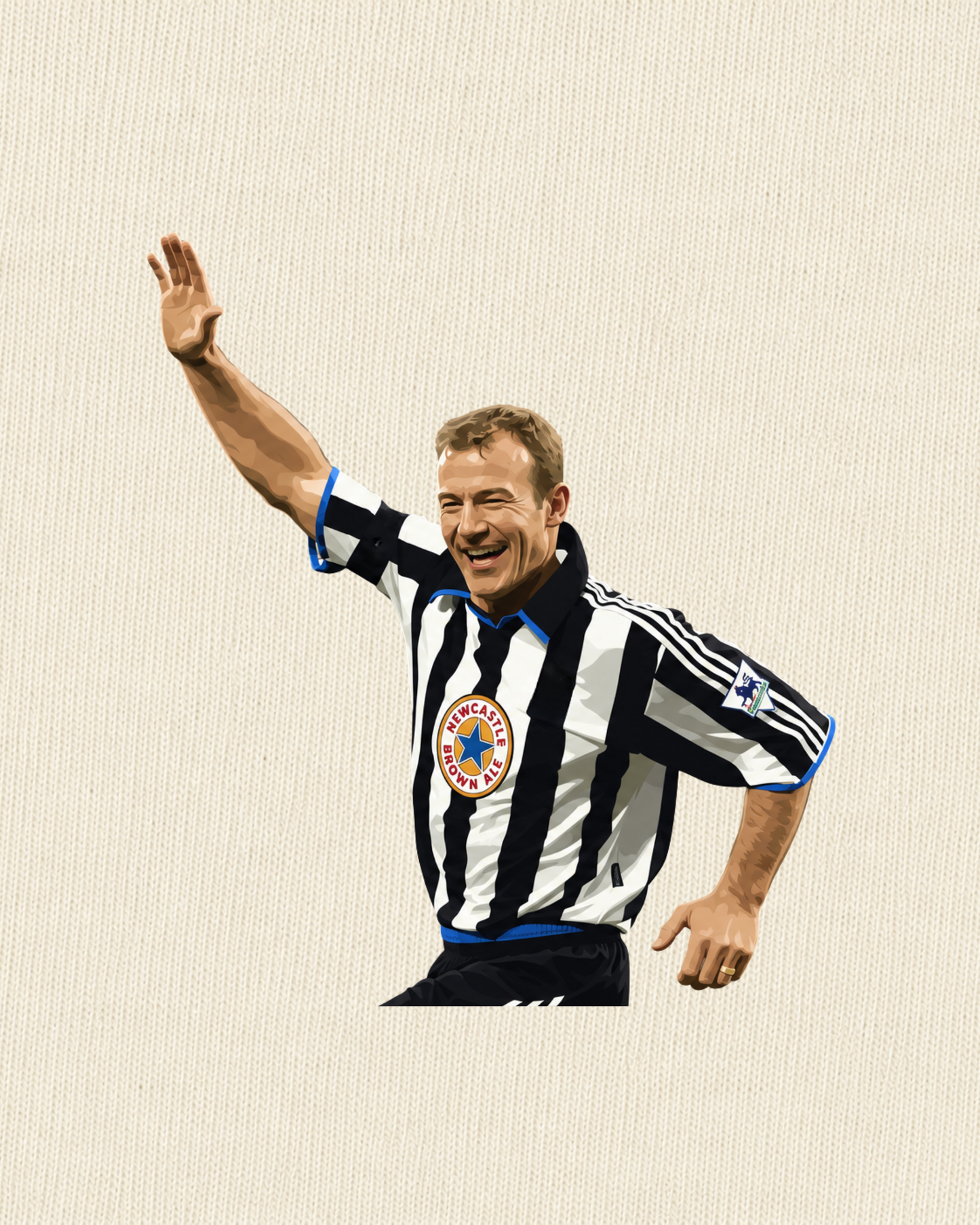Newcastle United - Shearer | Printed Club Classic T-Shirt