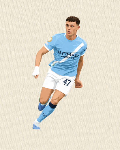 Manchester City - Foden | Printed Club Classic T-Shirt