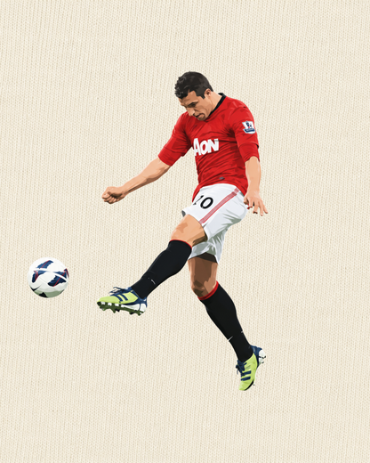 Manchester United - RVP vs Aston Villa | Printed Club Classic T-Shirt