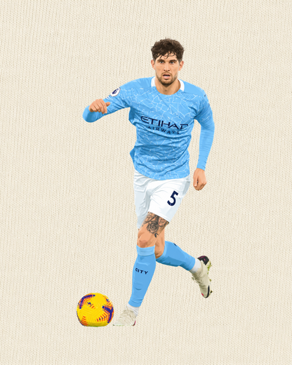 Manchester City - Stones | Printed Club Classic T-Shirt