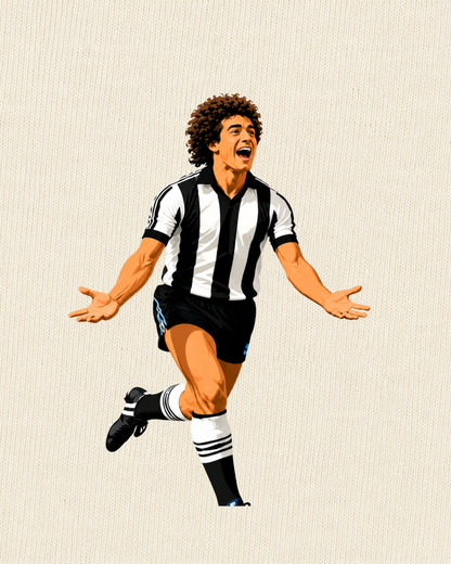 Newcastle United - Keegan | Printed Club Classic T-Shirt