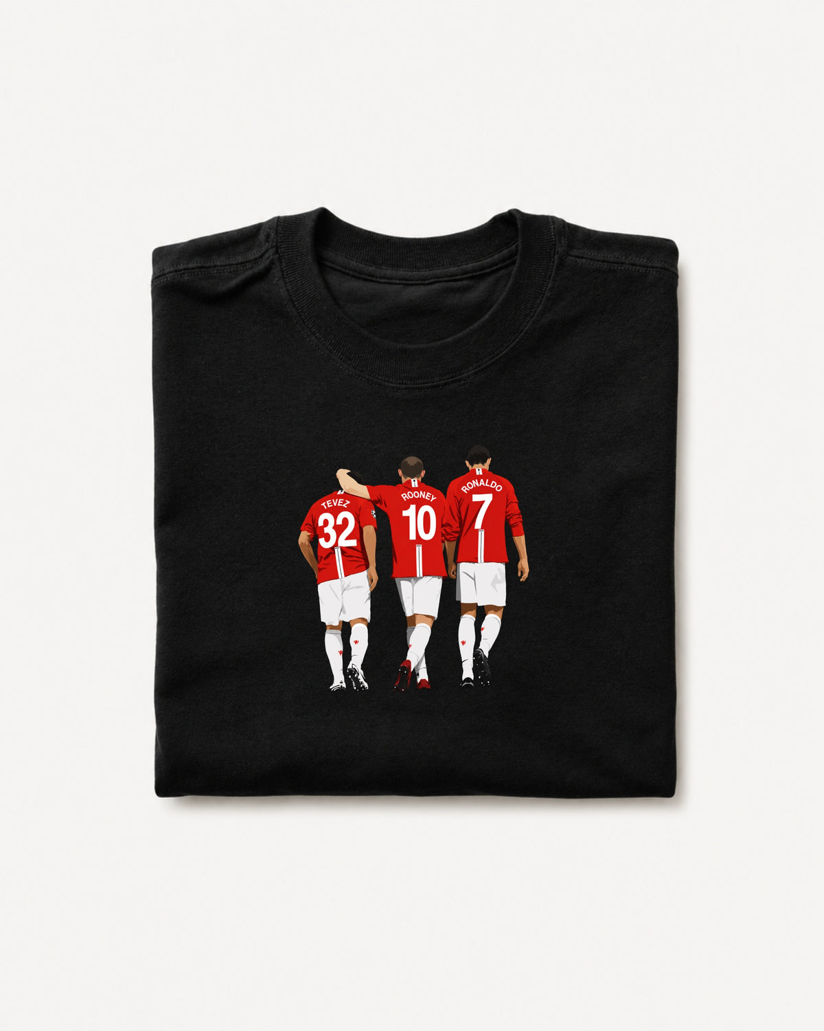 Manchester United - Tevez, Rooney, Ronaldo T-Shirt