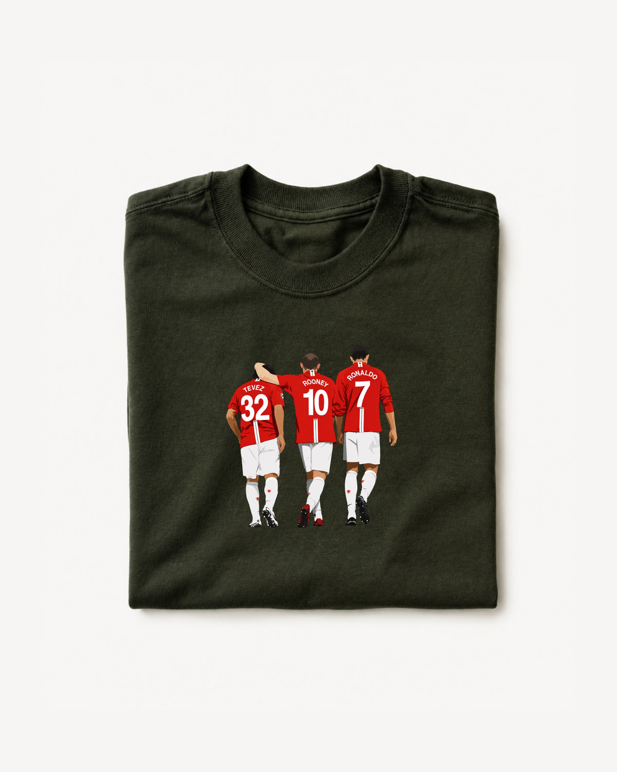 Manchester United - Tevez, Rooney, Ronaldo T-Shirt