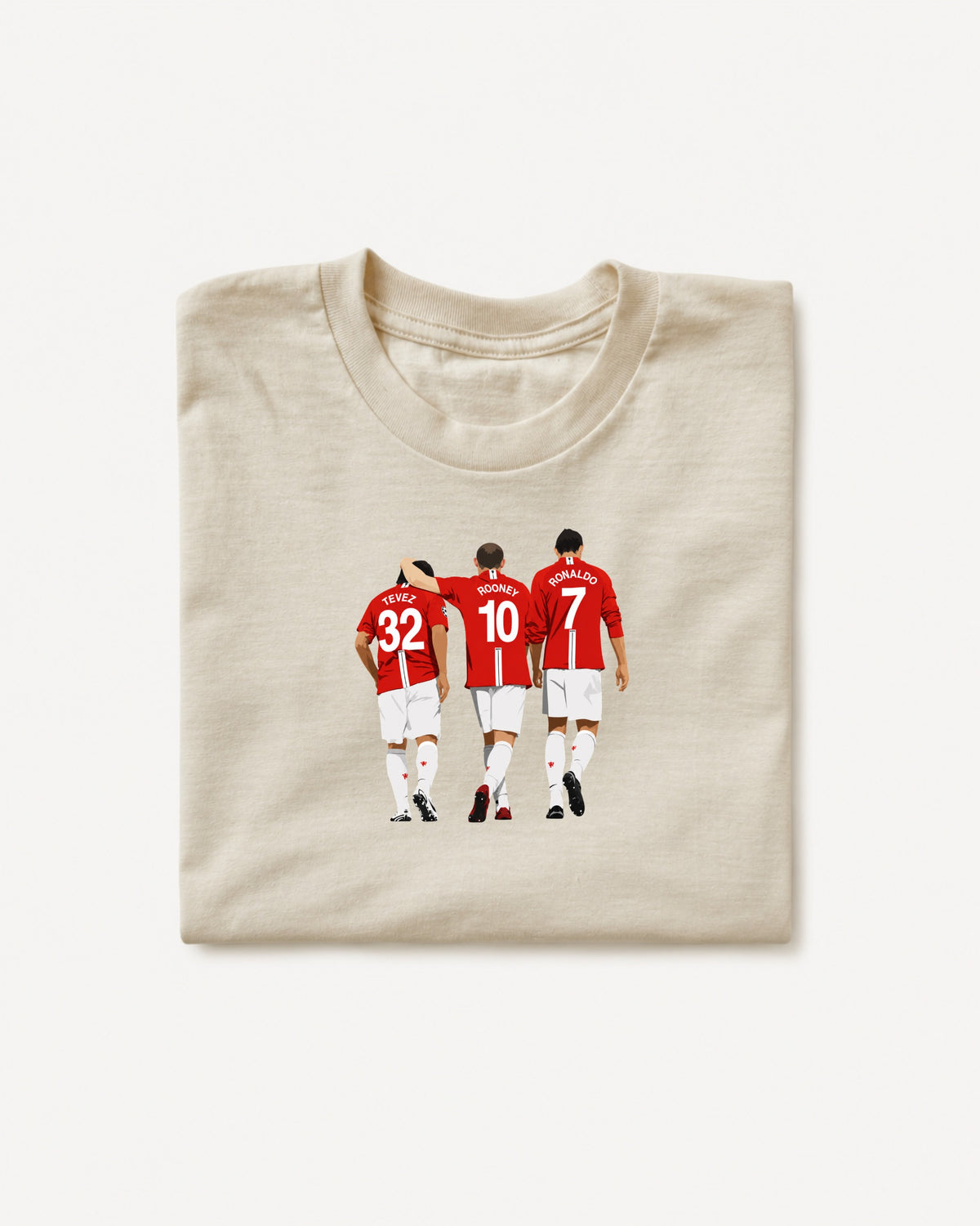 Manchester United - Tevez, Rooney, Ronaldo T-Shirt