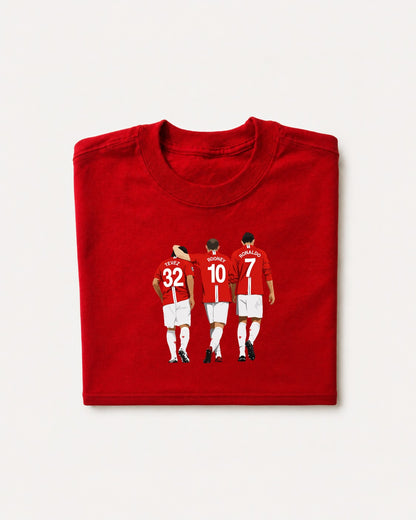Manchester United - Tevez, Rooney, Ronaldo T-Shirt