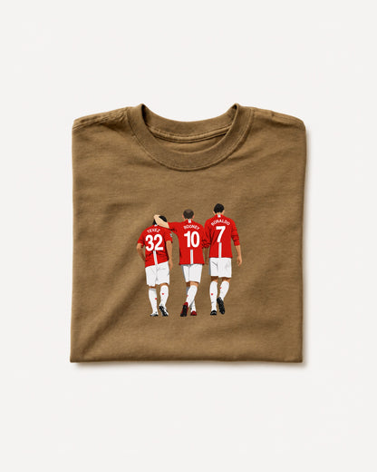 Manchester United - Tevez, Rooney, Ronaldo T-Shirt